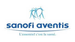 Logo de Sanofi Aventis avec slogan