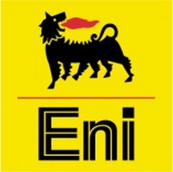 Logo Eni avec chien à six pattes